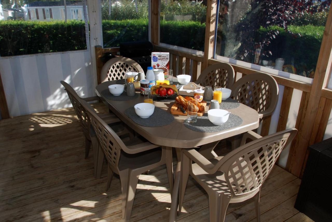 Mobilhome 2Ch Climatise-Terrasse Fermee-4 Velos-Camping 4 Etoiles Les Charmettes Les Mathes Exterior foto