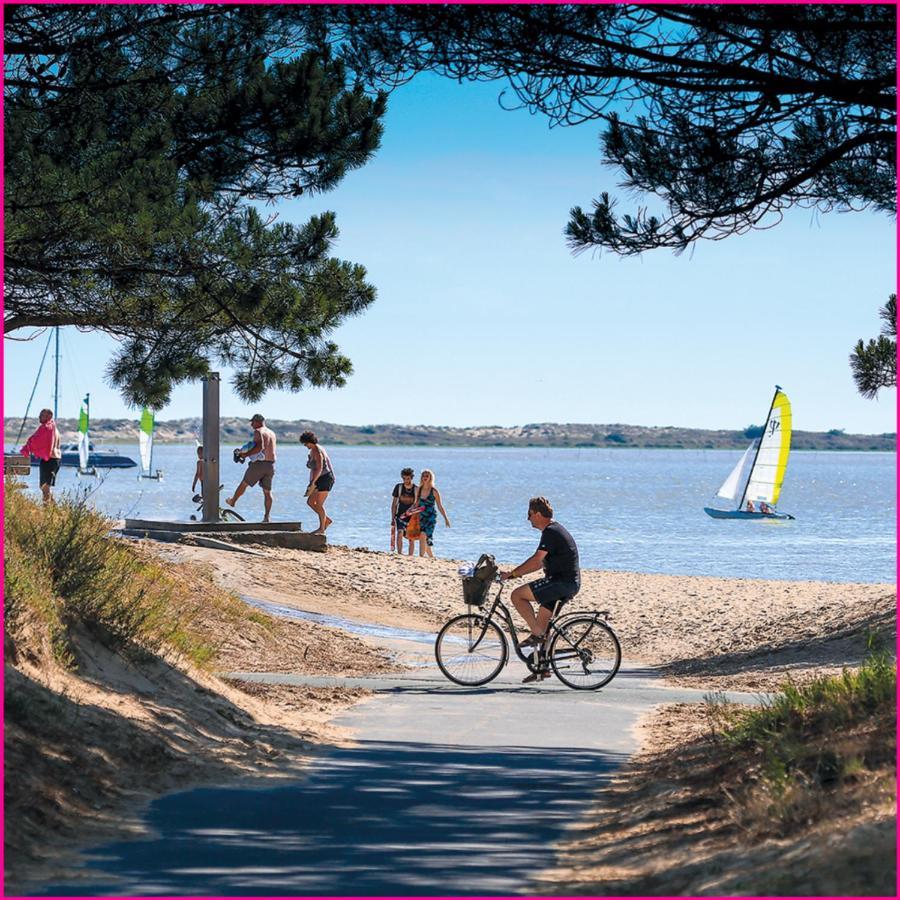 Mobilhome 2Ch Climatise-Terrasse Fermee-4 Velos-Camping 4 Etoiles Les Charmettes Les Mathes Exterior foto